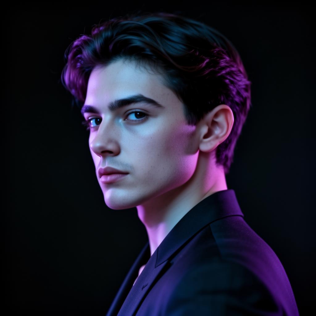 Cinematic AI character portrait