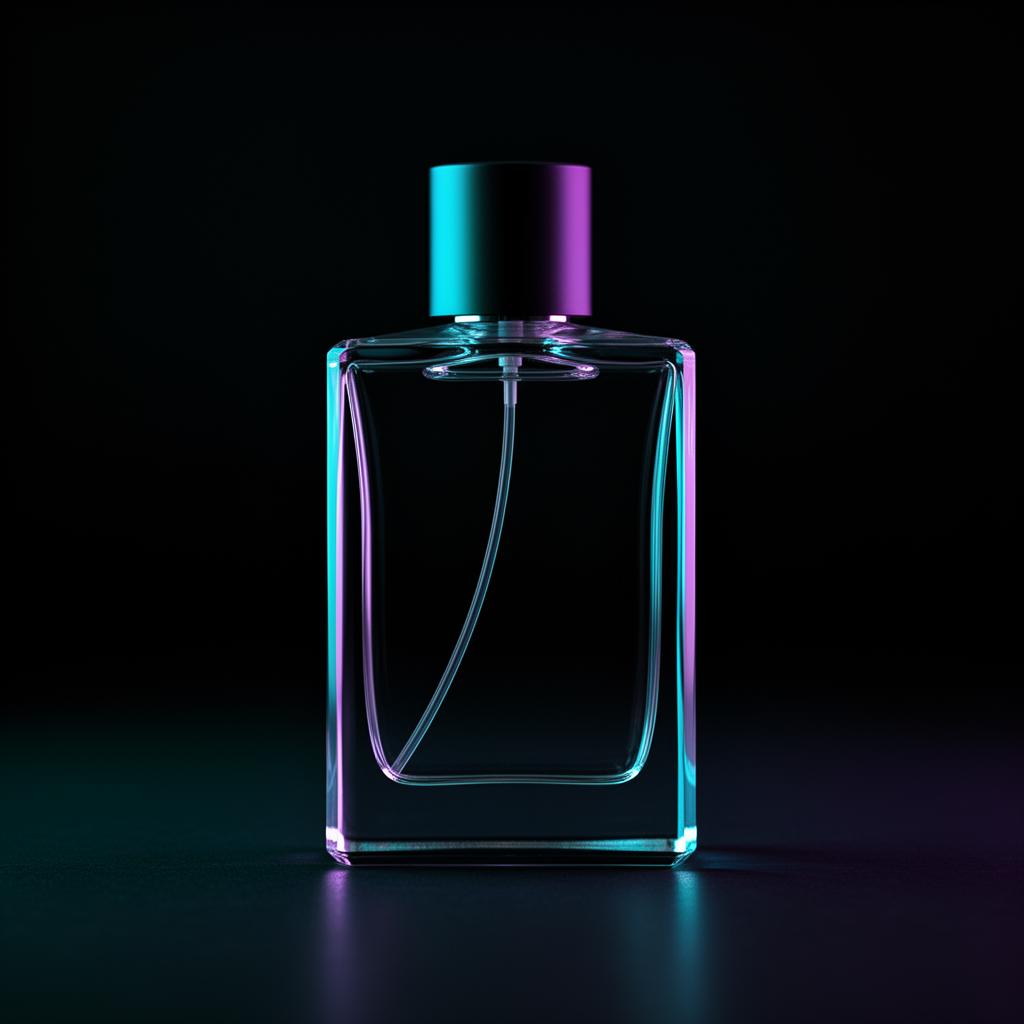 Premium product packshot on dark backdrop