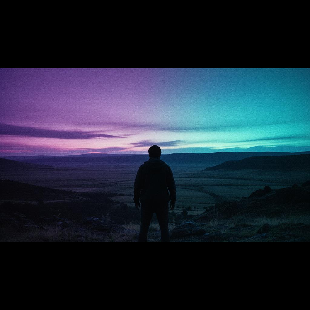 Cinematic hero film still
